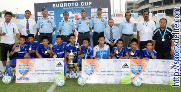 Subroto Cup 2012 : Under 14 Boys-ah Nagaland an Champion