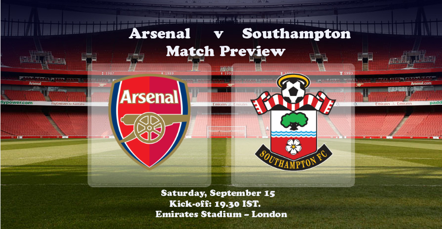 BPL: Arsenal Vs. Southampton – Match Preview