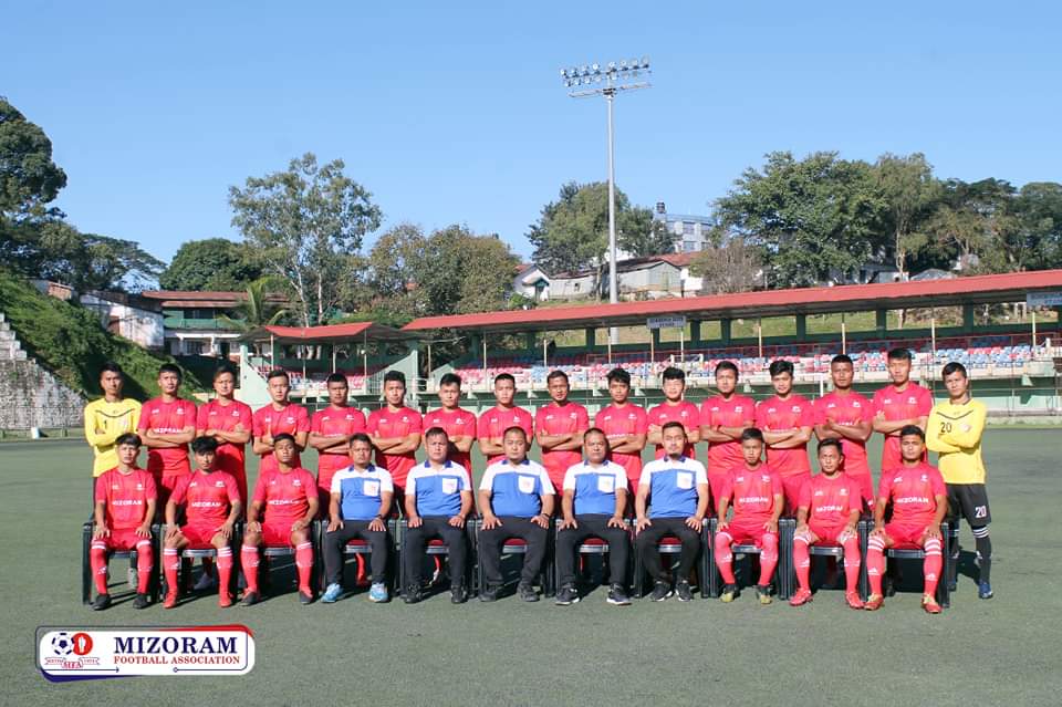 Santosh Trophy khel tur Mizoram Team inpeih